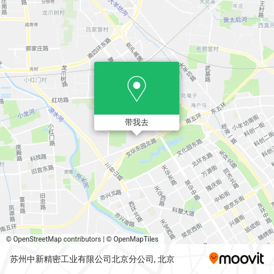 苏州中新精密工业有限公司北京分公司地图