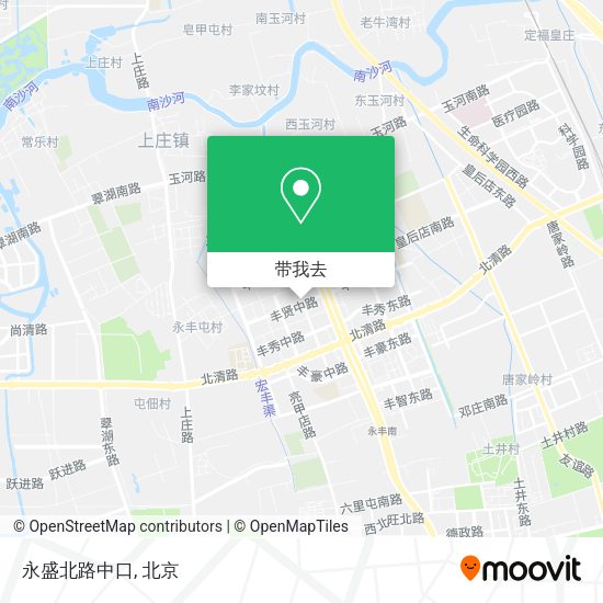 永盛北路中口地图