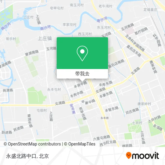 永盛北路中口地图