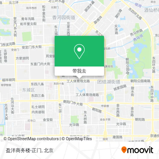 盈洋商务楼-正门地图