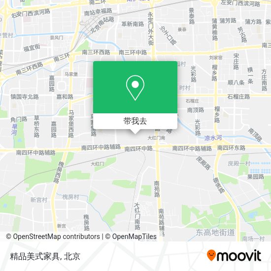 精品美式家具地图