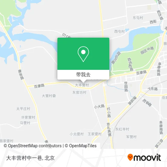 大丰营村中一巷地图