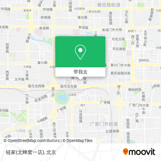 链家(北蜂窝一店)地图