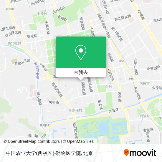 中国农业大学(西校区)-动物医学院地图