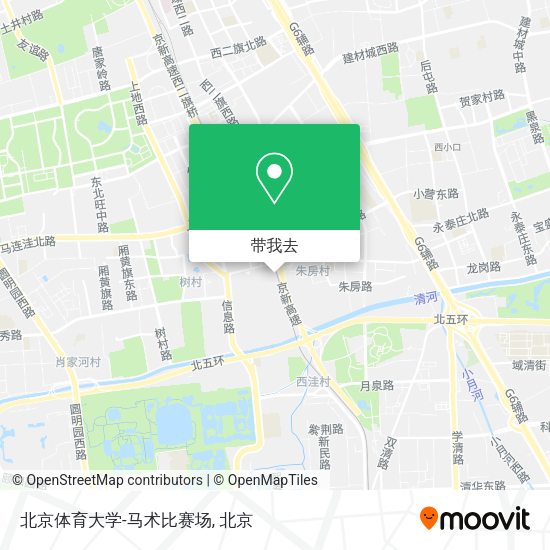 北京体育大学-马术比赛场地图