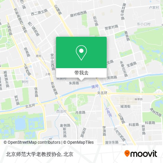 北京师范大学老教授协会地图