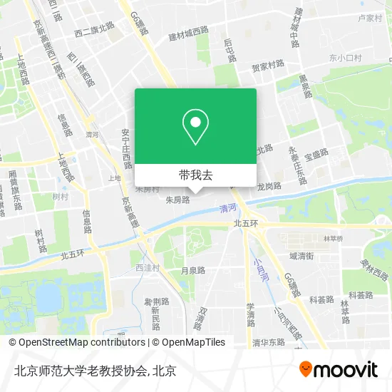 北京师范大学老教授协会地图