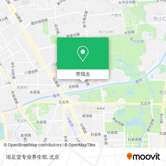 浴足堂专业养生馆地图