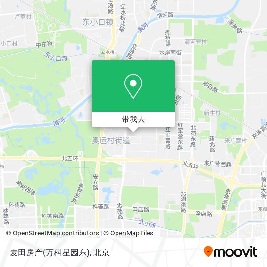 麦田房产(万科星园东)地图