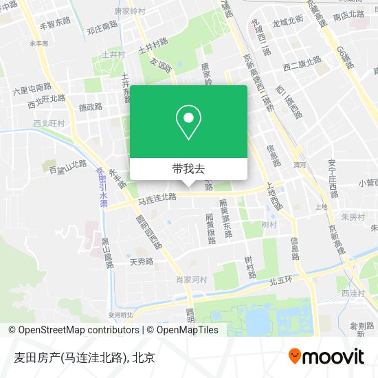 麦田房产(马连洼北路)地图