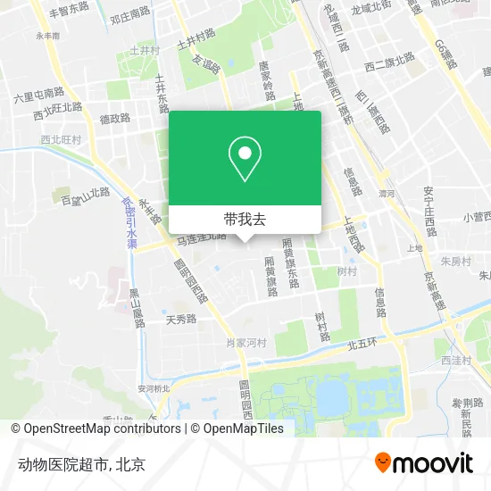 动物医院超市地图