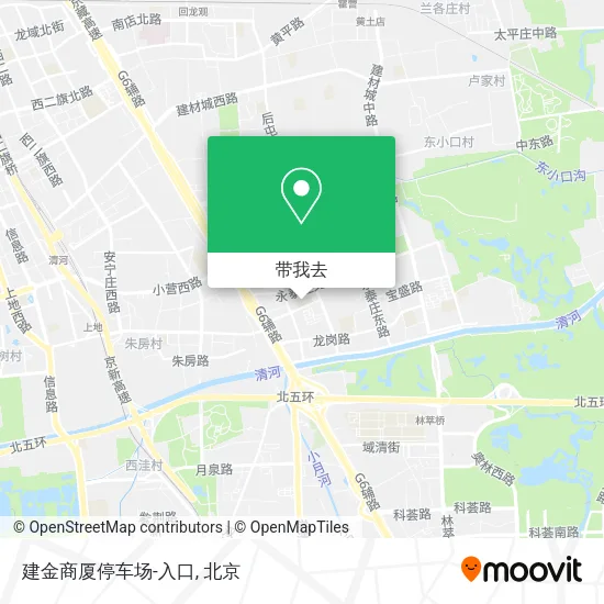 建金商厦停车场-入口地图
