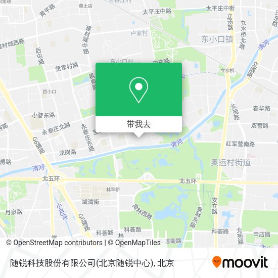 随锐科技股份有限公司(北京随锐中心)地图