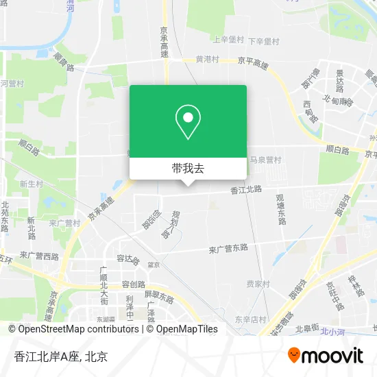 香江北岸A座地图