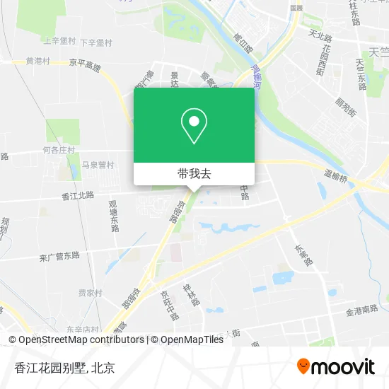 香江花园别墅地图