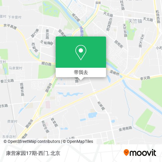 康营家园17期-西门地图