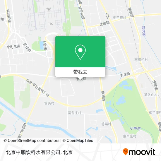 北京中鹏饮料水有限公司地图