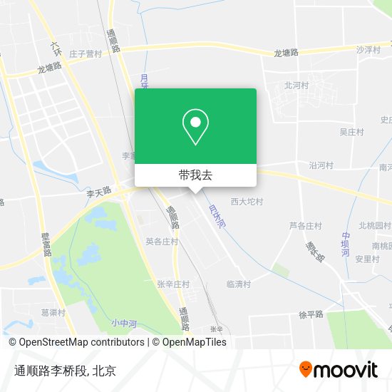 通顺路李桥段地图