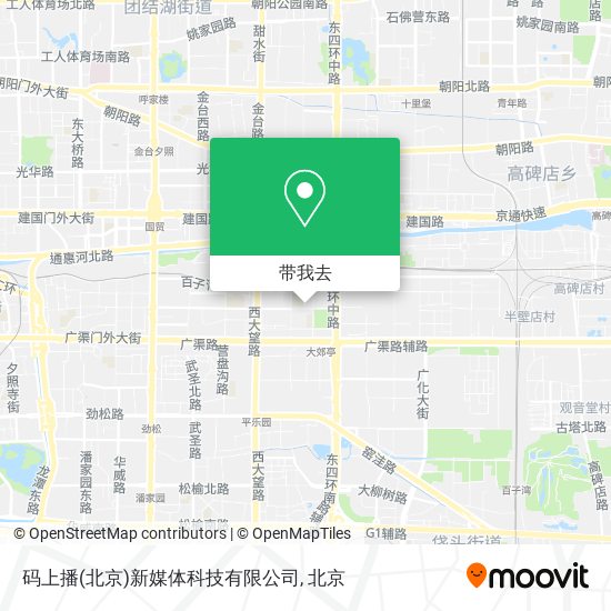 码上播(北京)新媒体科技有限公司地图