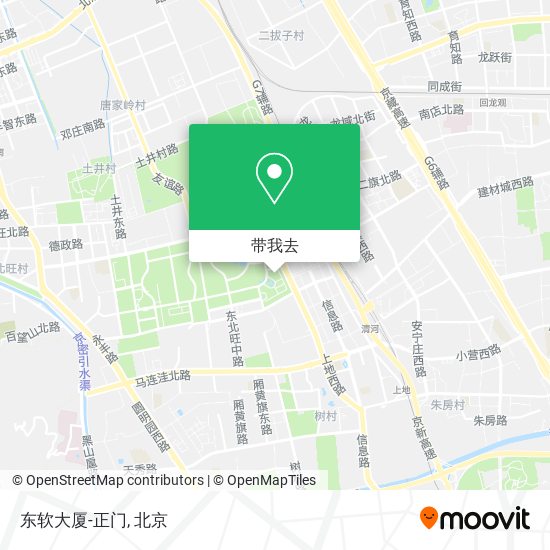 东软大厦-正门地图