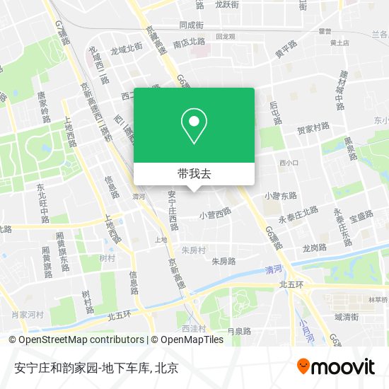 安宁庄和韵家园-地下车库地图