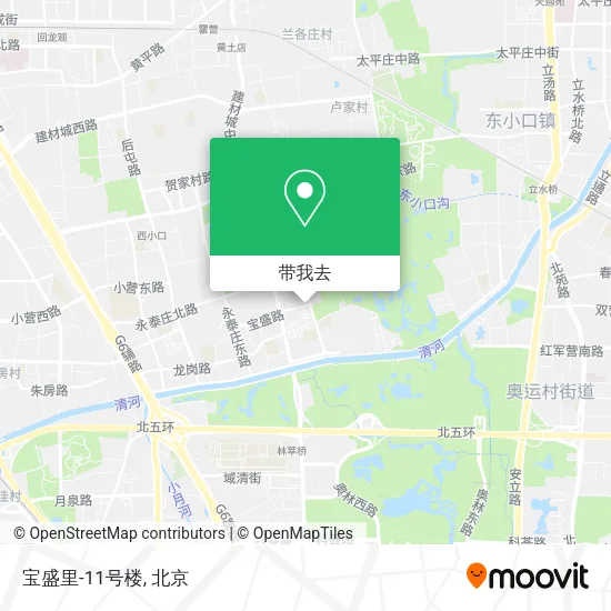 宝盛里-11号楼地图