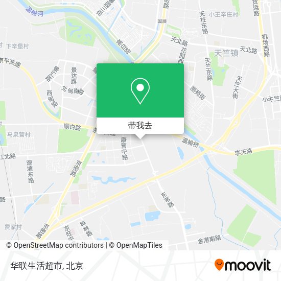 华联生活超市地图