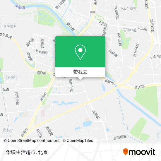 华联生活超市地图
