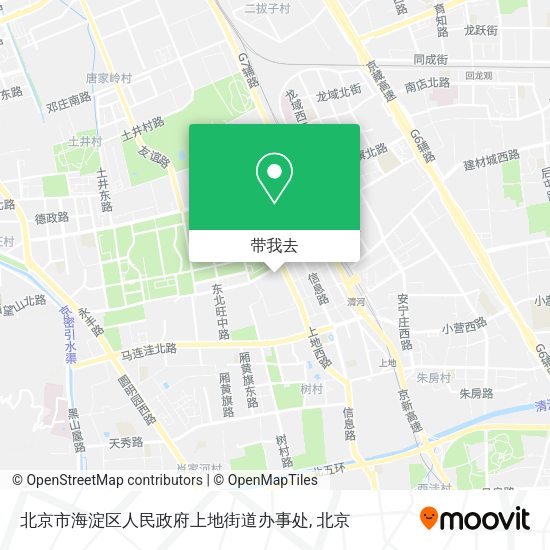 北京市海淀区人民政府上地街道办事处地图