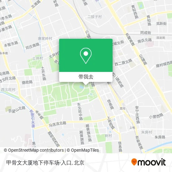 甲骨文大厦地下停车场-入口地图