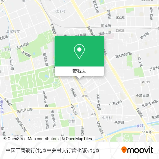 中国工商银行(北京中关村支行营业部)地图
