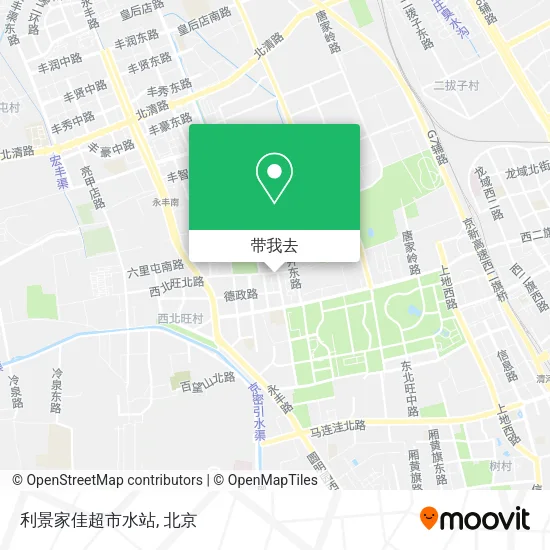 利景家佳超市水站地图