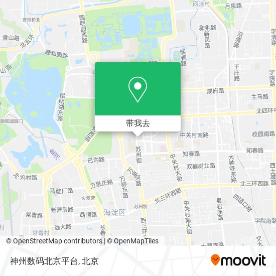 神州数码北京平台地图