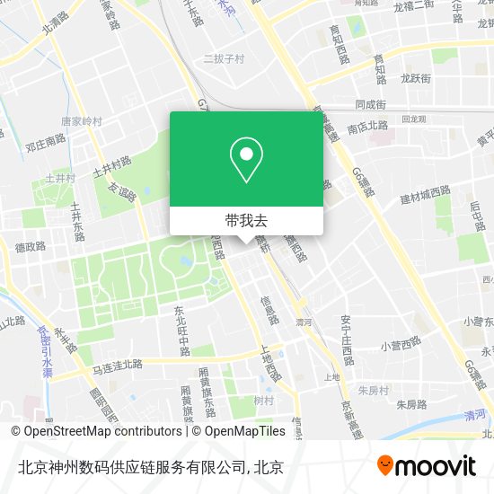 北京神州数码供应链服务有限公司地图