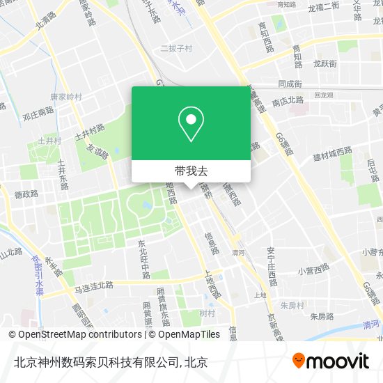 北京神州数码索贝科技有限公司地图