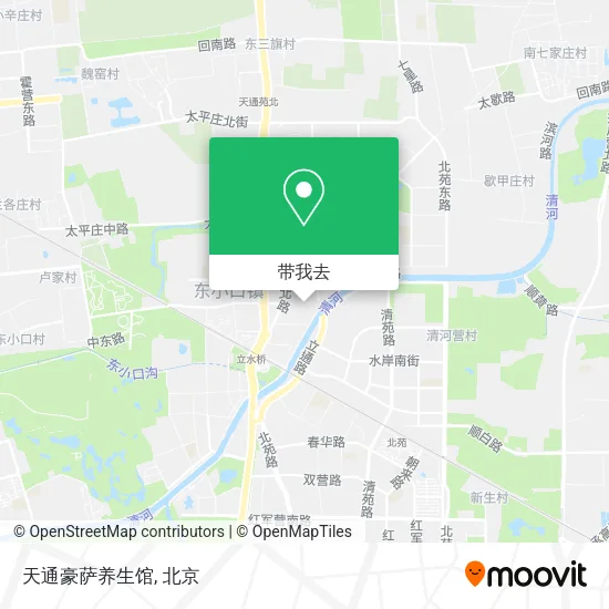 天通豪萨养生馆地图