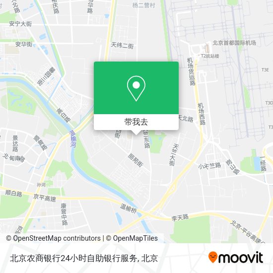 北京农商银行24小时自助银行服务地图