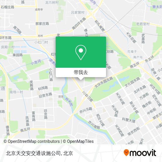 北京天交安交通设施公司地图