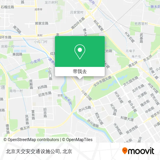 北京天交安交通设施公司地图