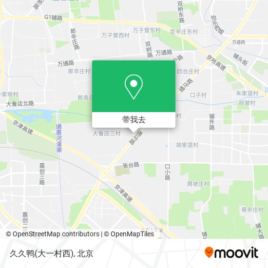 久久鸭(大一村西)地图