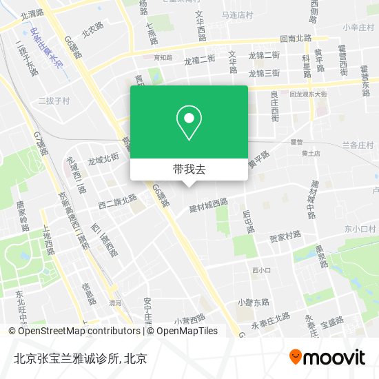 北京张宝兰雅诚诊所地图
