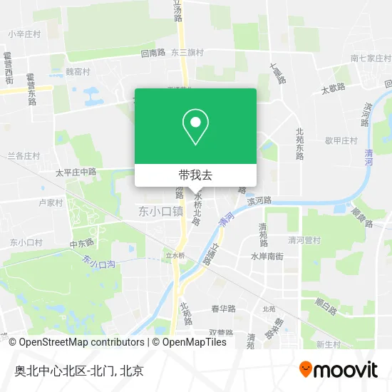 奥北中心北区-北门地图