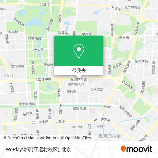 WePlay钢琴(亚运村校区)地图
