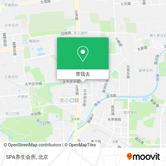 SPA养生会所地图