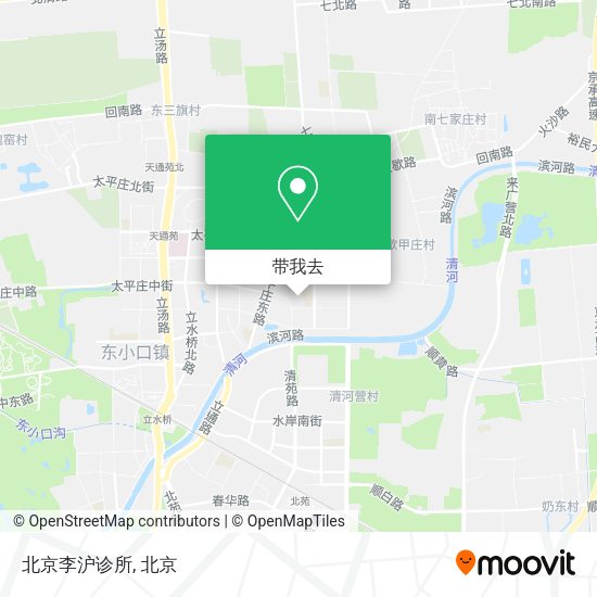 北京李沪诊所地图