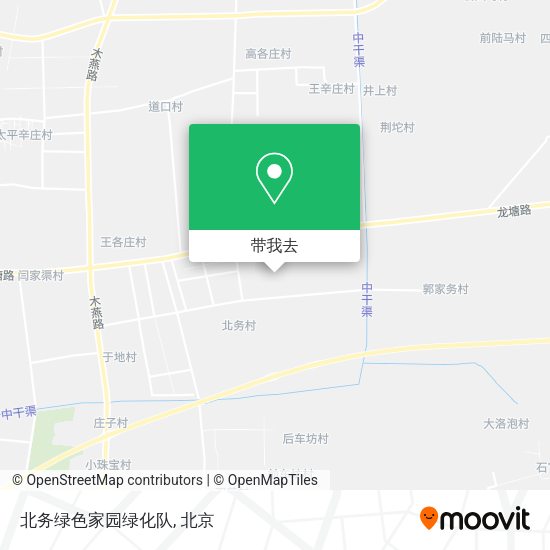北务绿色家园绿化队地图
