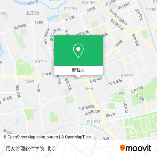 用友管理软件学院地图