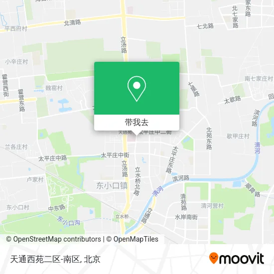 天通西苑二区-南区地图