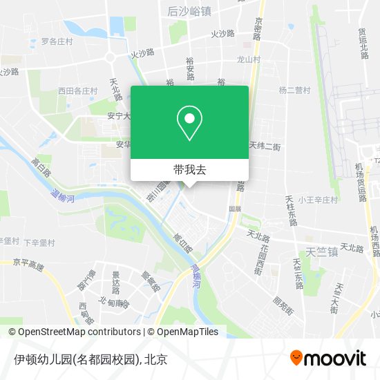 伊顿幼儿园(名都园校园)地图