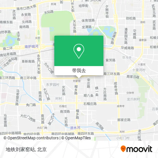 地铁刘家窑站地图